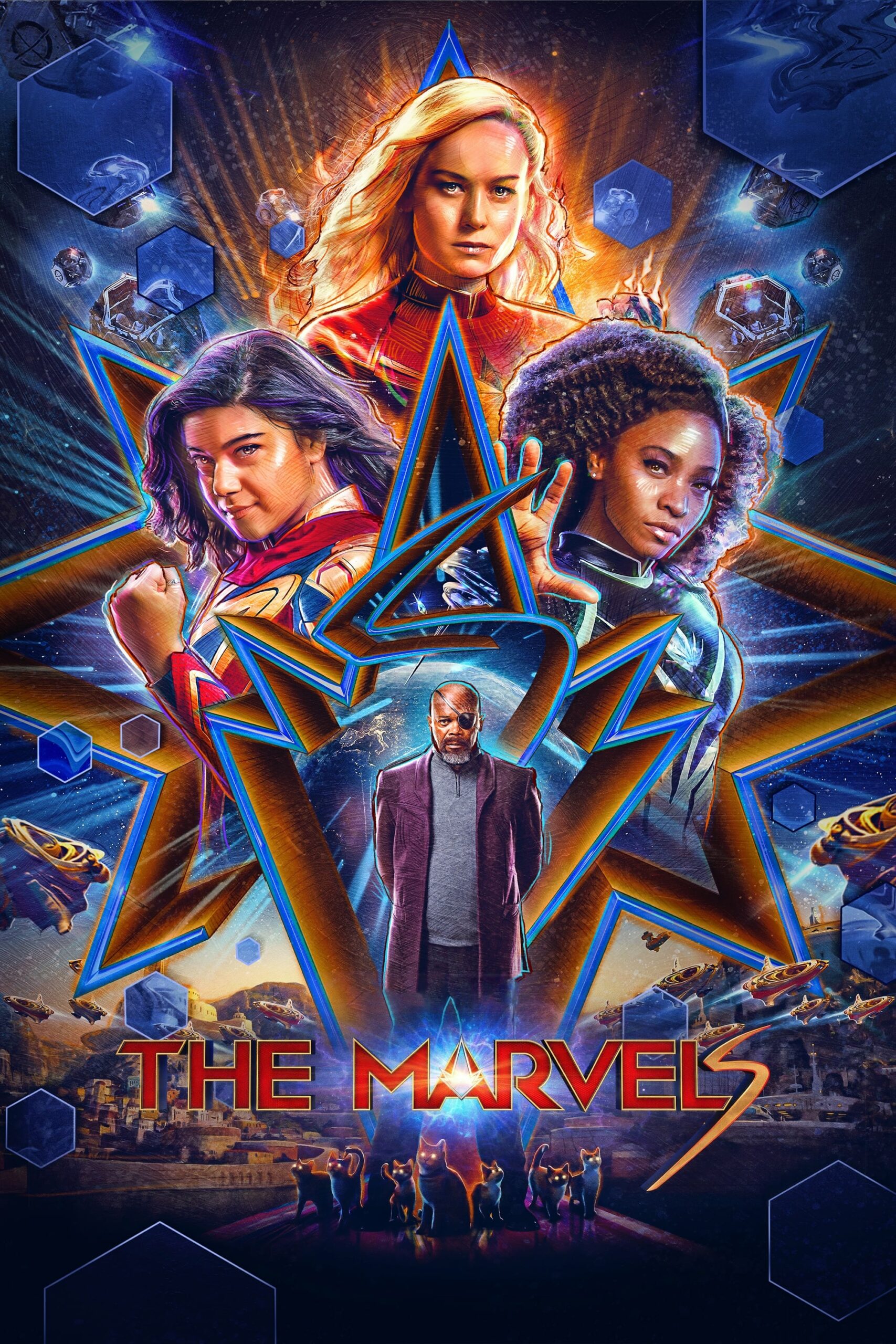 Poster for the movie "The Marvels"