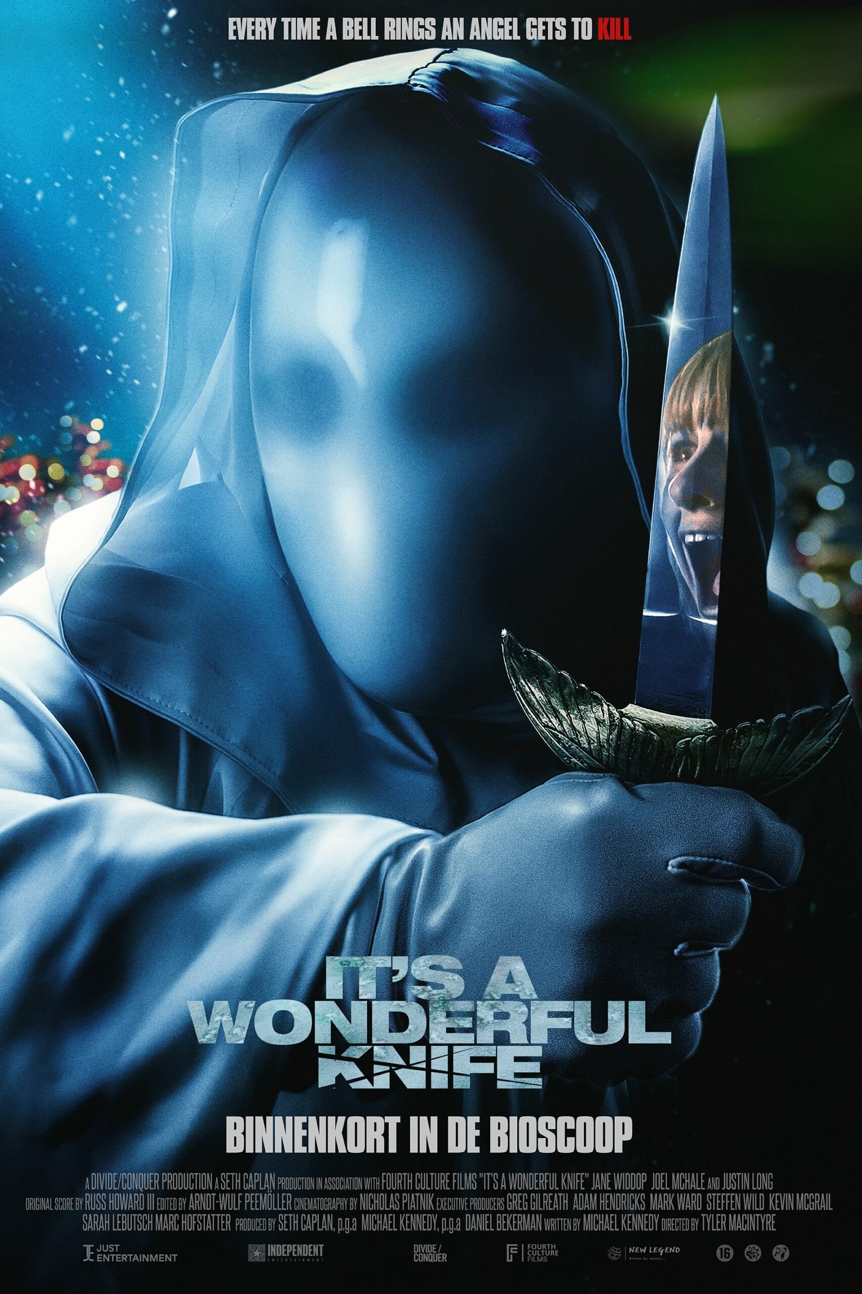 Poster for the movie "It's a Wonderful Knife"