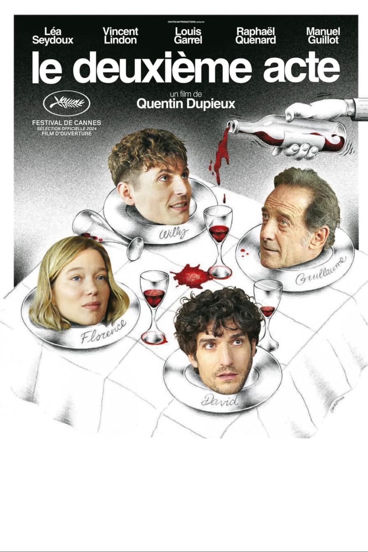 Poster for the movie "Le deuxième acte"