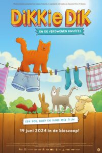 Poster for the movie "Dikkie Dik en de verdwenen knuffel"