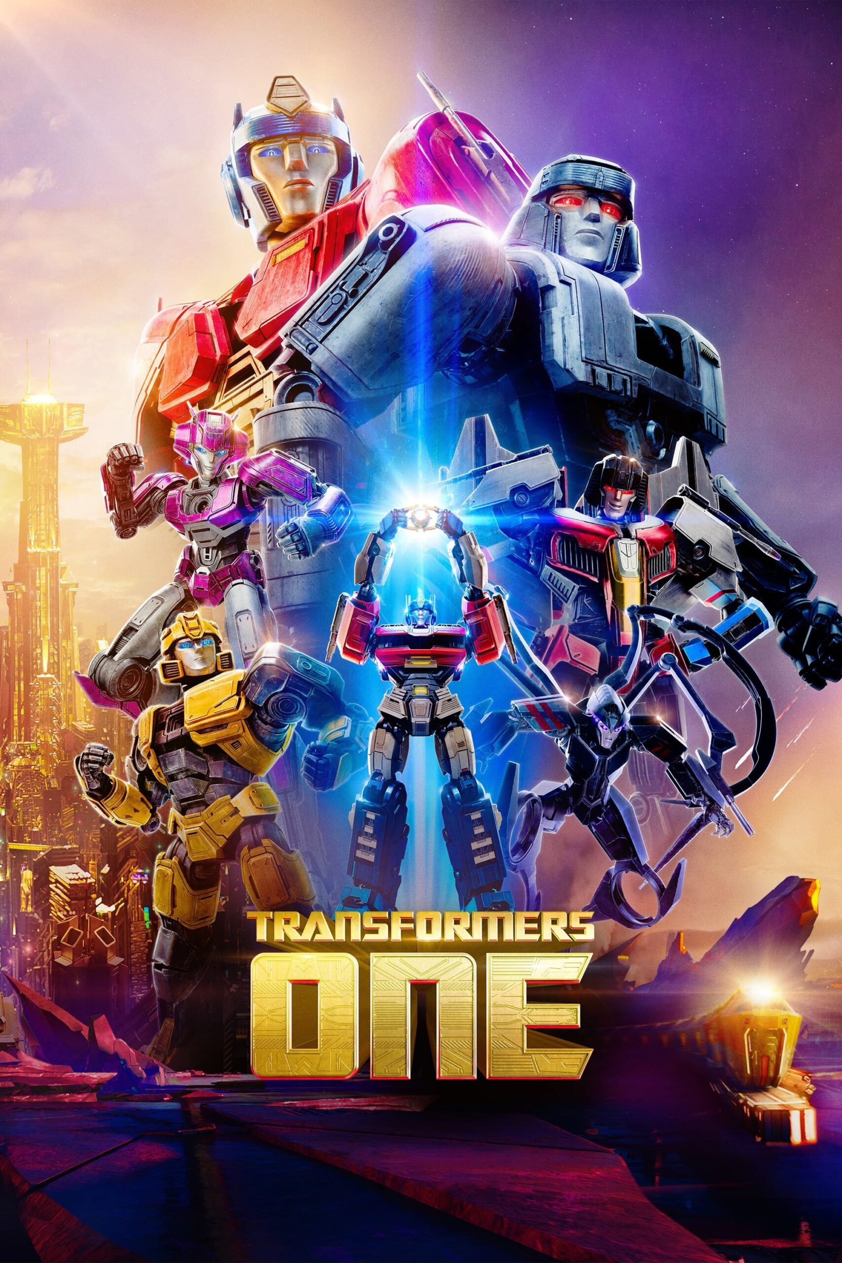 Poster for the movie "Transformers One"